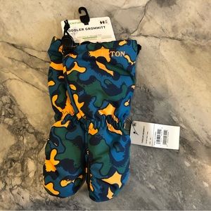 NWT Burton Kids Toddler Grommitt Mittens